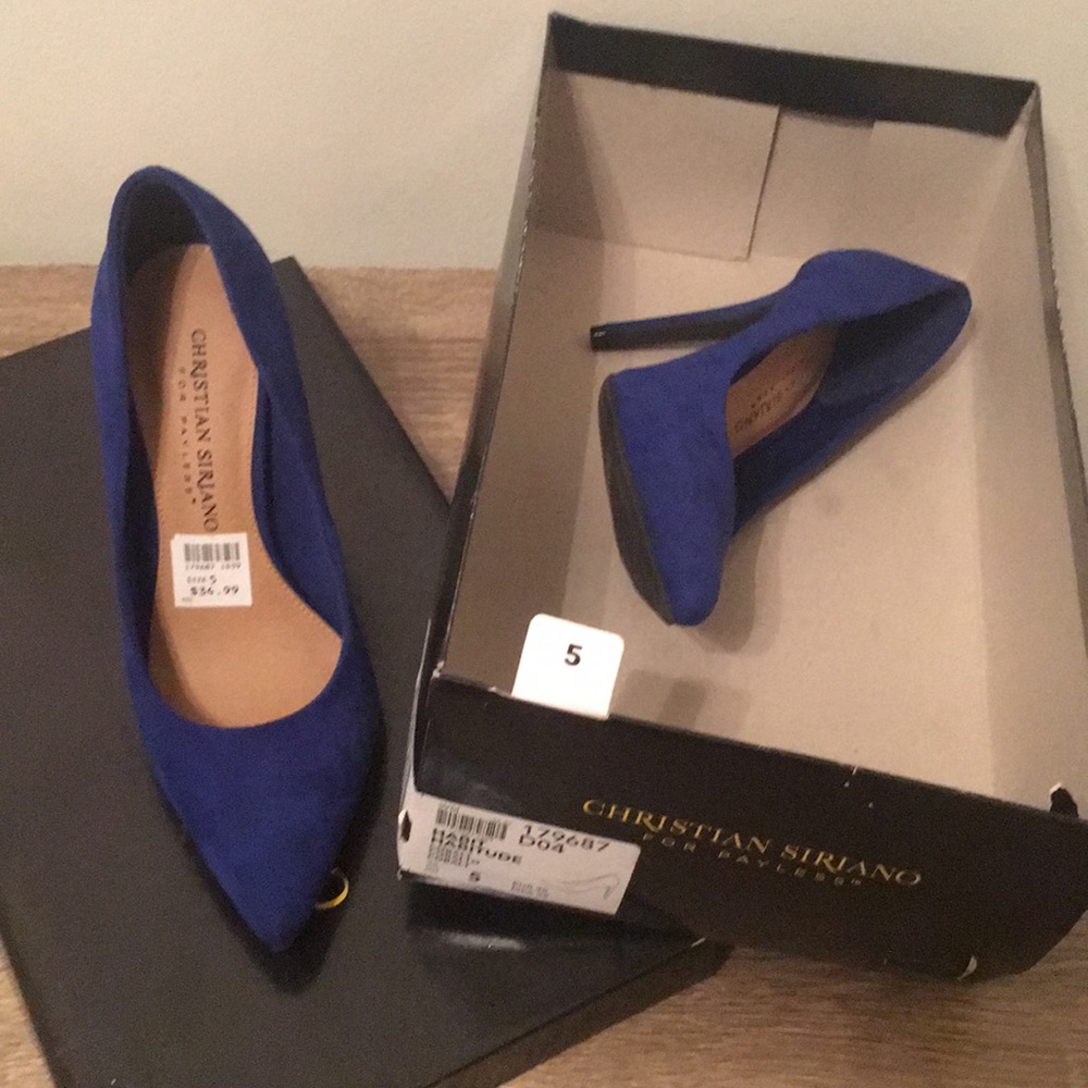 Christian Siriano Cobalt Blue High Heel